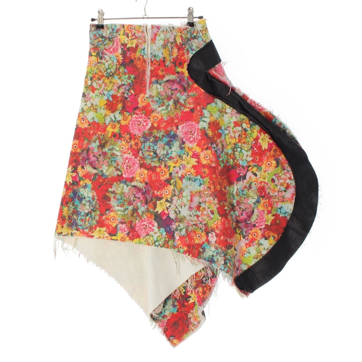 COMME des GARCONS cotton Variant Floral Round skirt GM-S023 multicolor S