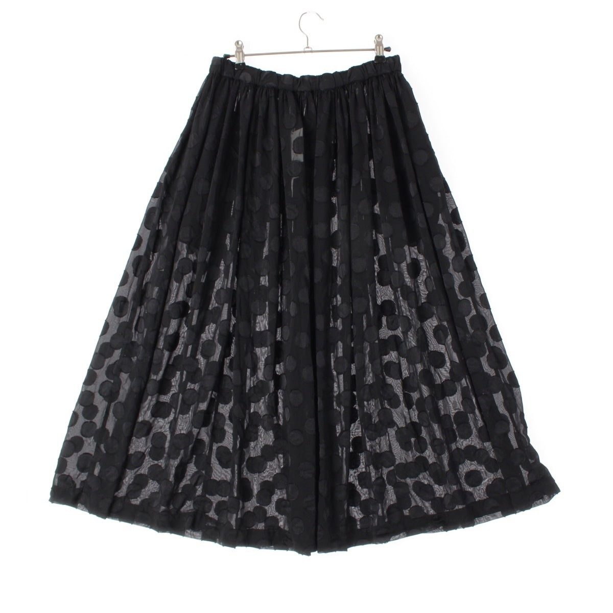 COMME des GARCONS Dot Cut Jacquard Long skirt Bottoms GG-S022 black L