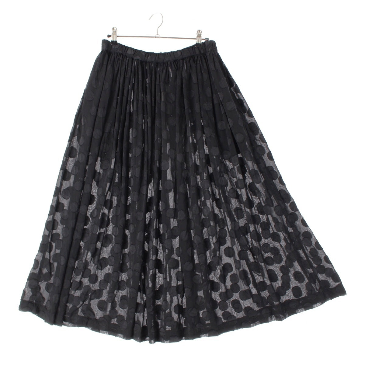 COMME des GARCONS Dot Cut Jacquard Long skirt Bottoms GG-S022 black L
