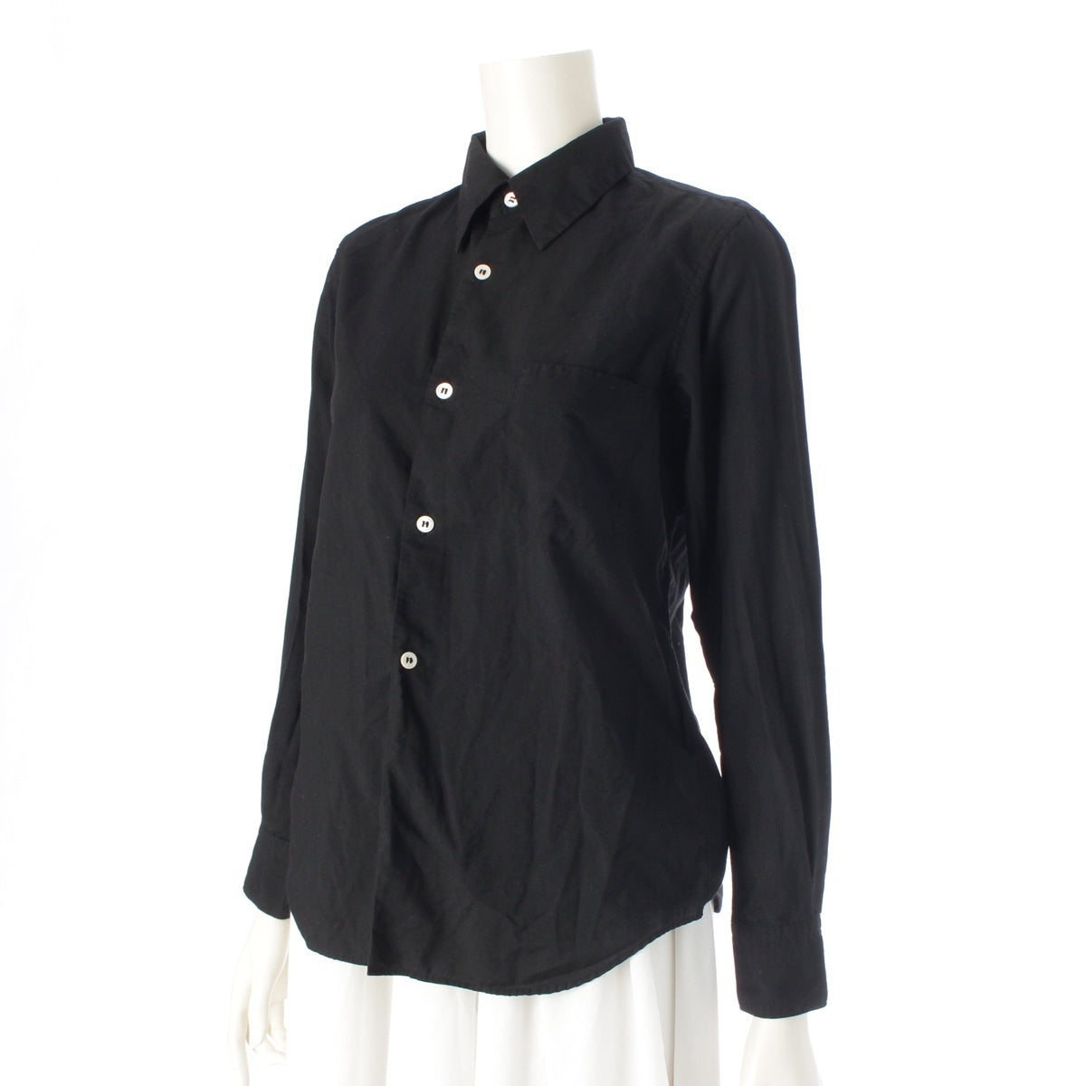 COMME des GARCONS Product dyed regular Long sleeve shirt tops GZ-B007 black XS