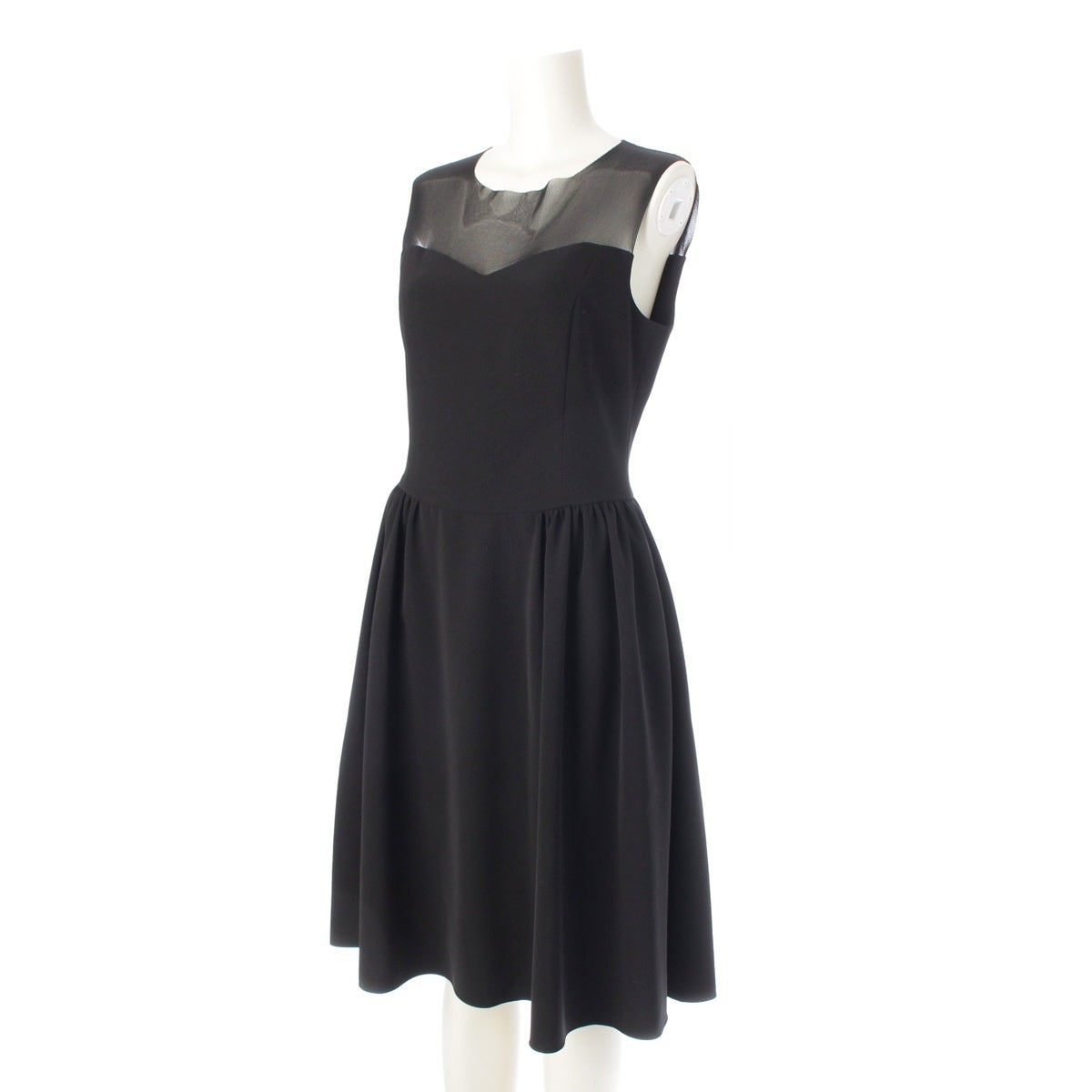 DAISY LIN Daisy Doll See-through switching sleeveless one piece dress 06079 black 38