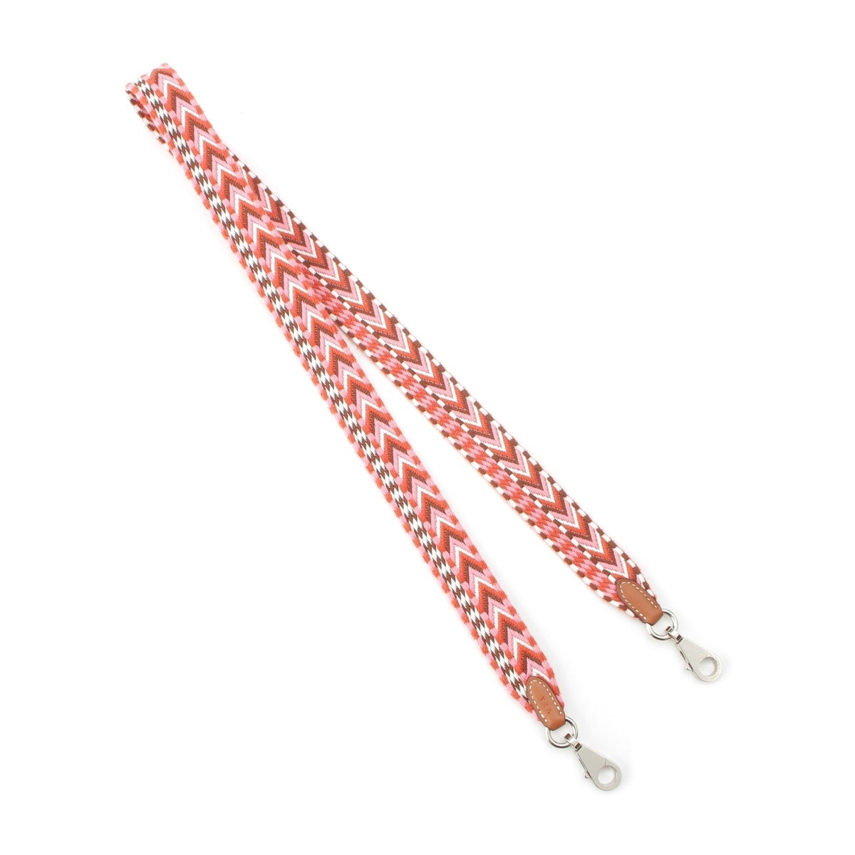 HERMES Swift Toile Andrielle Sangle Allegro Y engraved Shoulder strap Rose Confetti x Gold x White