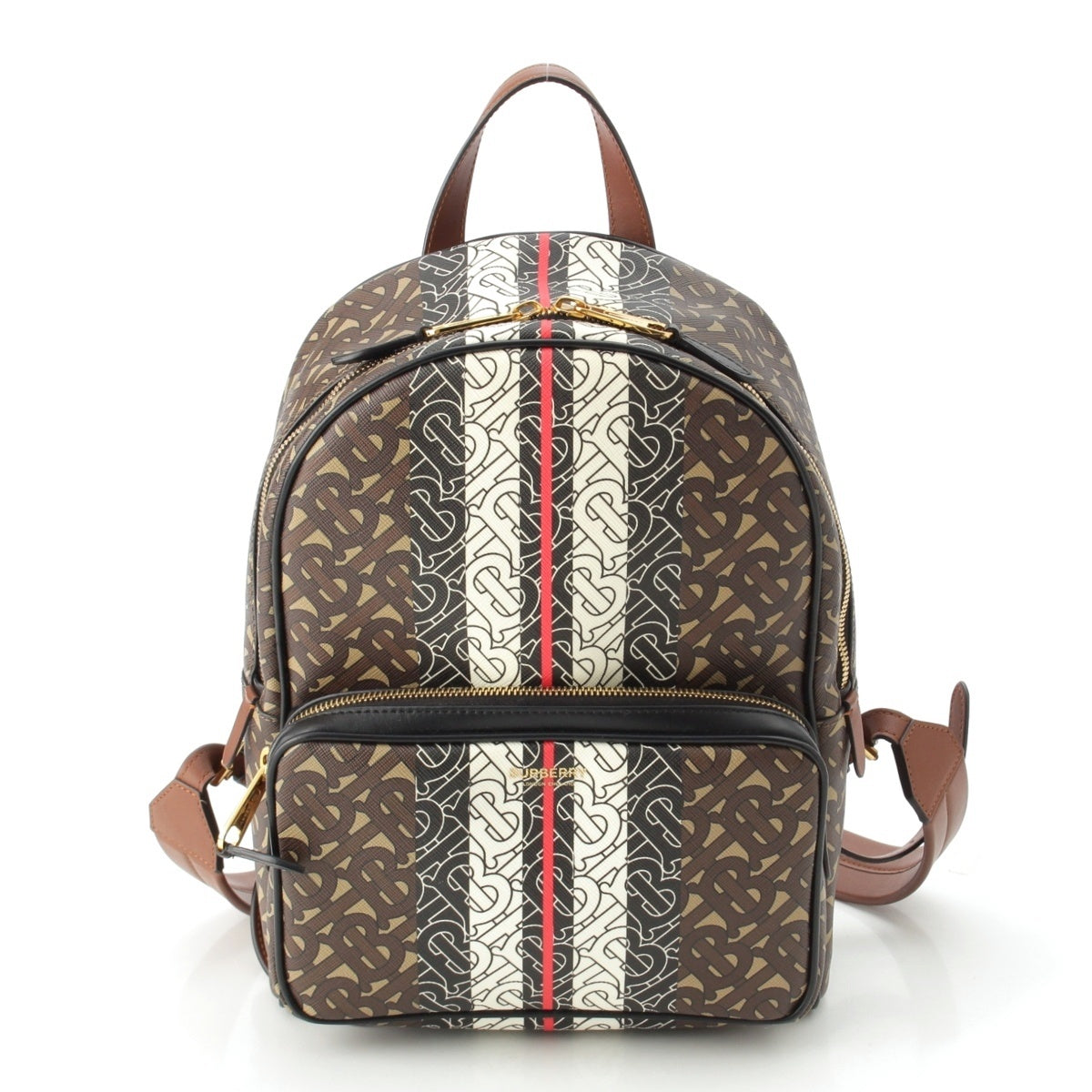 BURBERRY TB Monogram Backpack Backpack Daypack 8019346 Brown