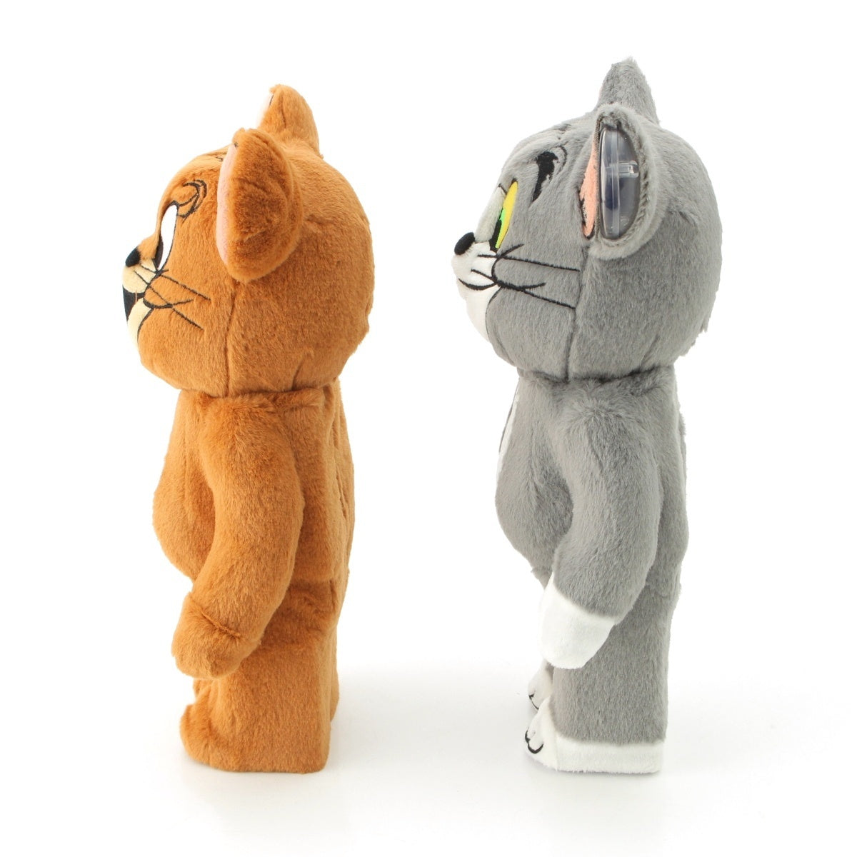 MEDICOM TOY BE@RBRICK 400% Tom and Jerry Custom Version Pair Set Toys Figures & Plush Toys Gray / brown