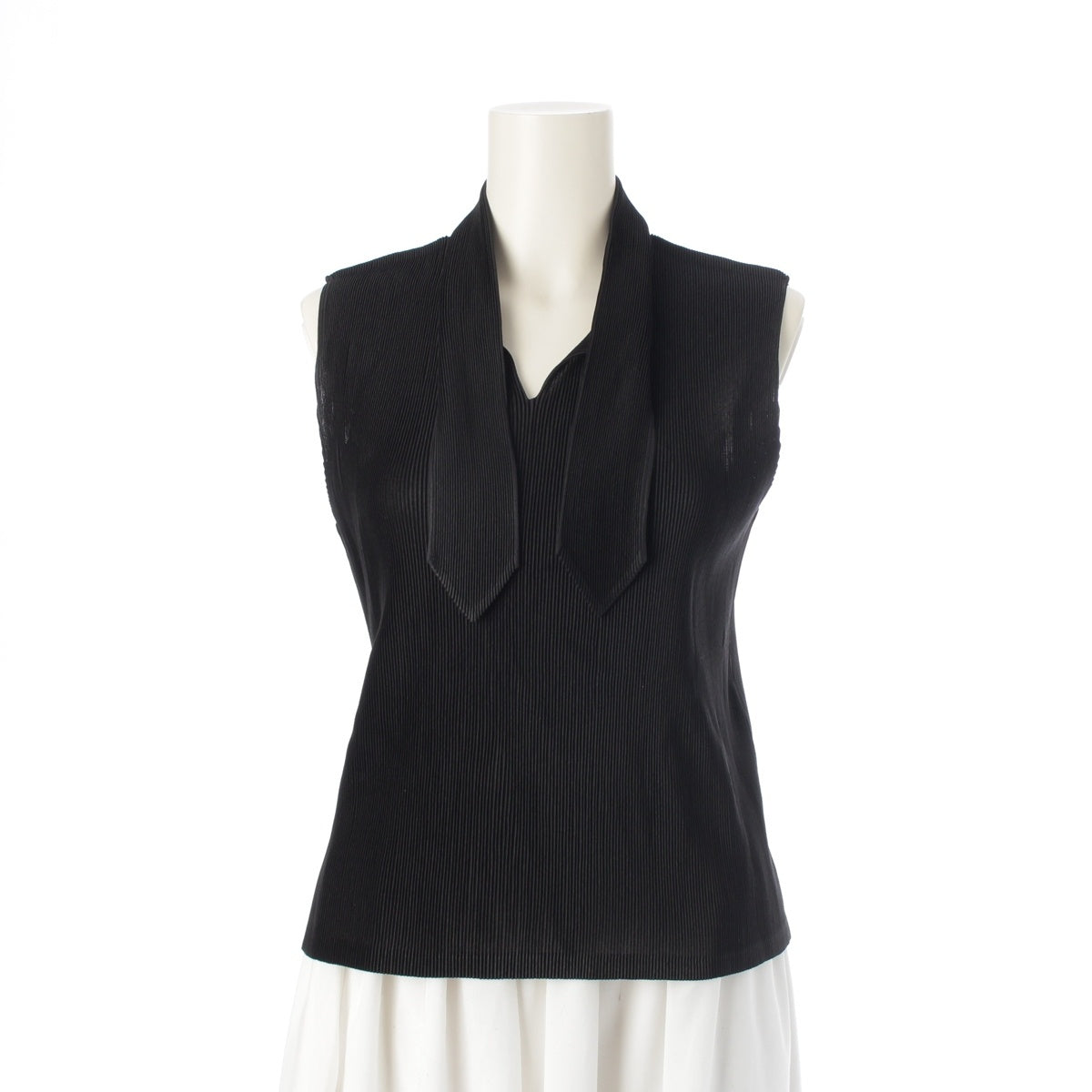 PLEATS PLEASE ISSEY Bowtie Sleeveless tops PP91-FK302 black 3