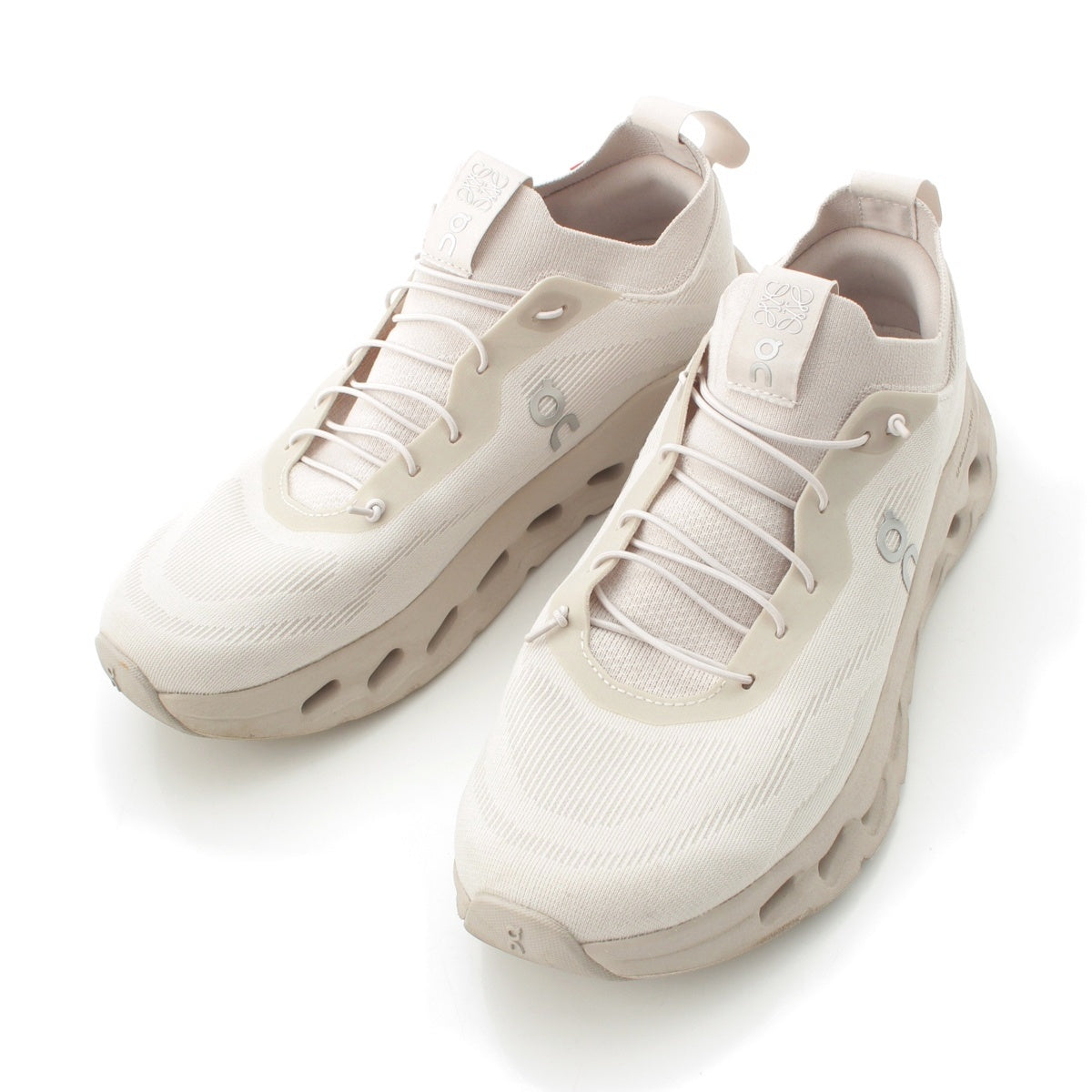 LOEWE on Cloud Tilt sneakers shoes white beige 10.4"