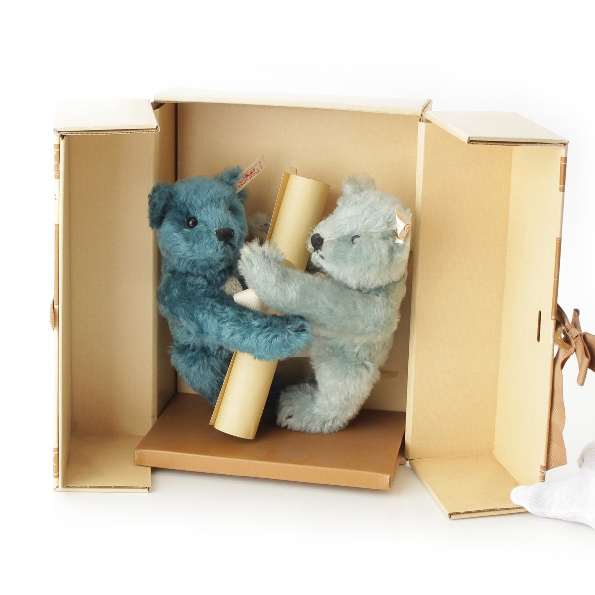Steiff Forever Friends Pair of teddy bear plush toys Toys 665059 Blue