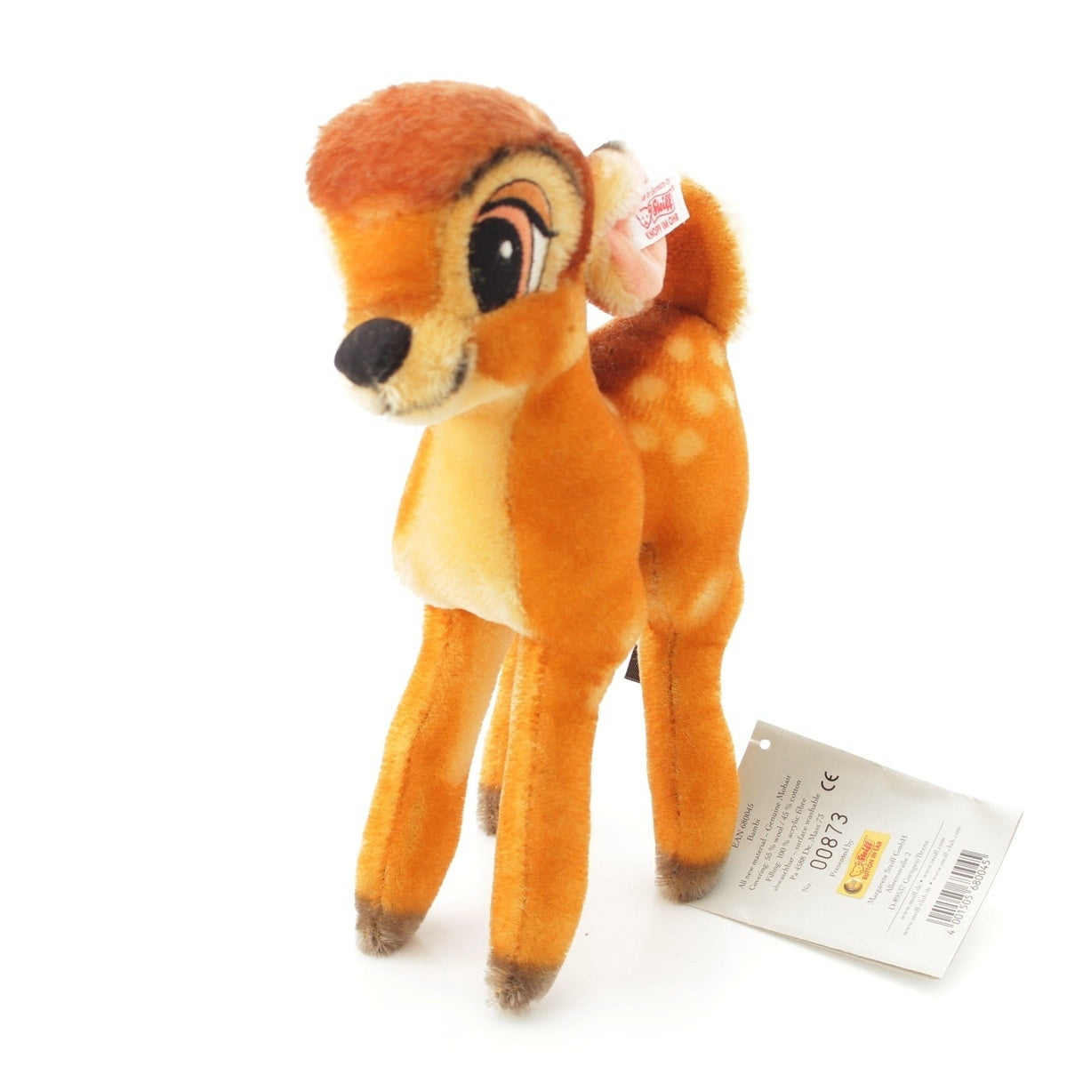 Steiff Disney Showcase Bambi Plush Toy Toys 680045 Brown