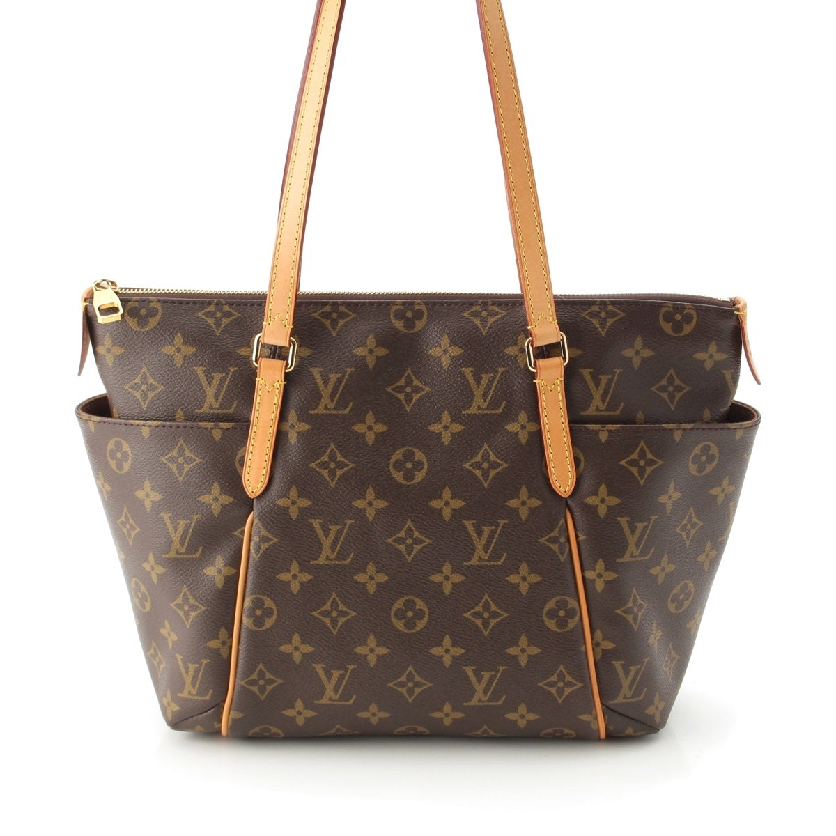 LOUIS VUITTON Monogram TOTALY PM leather Tote Bag M41016 Brown