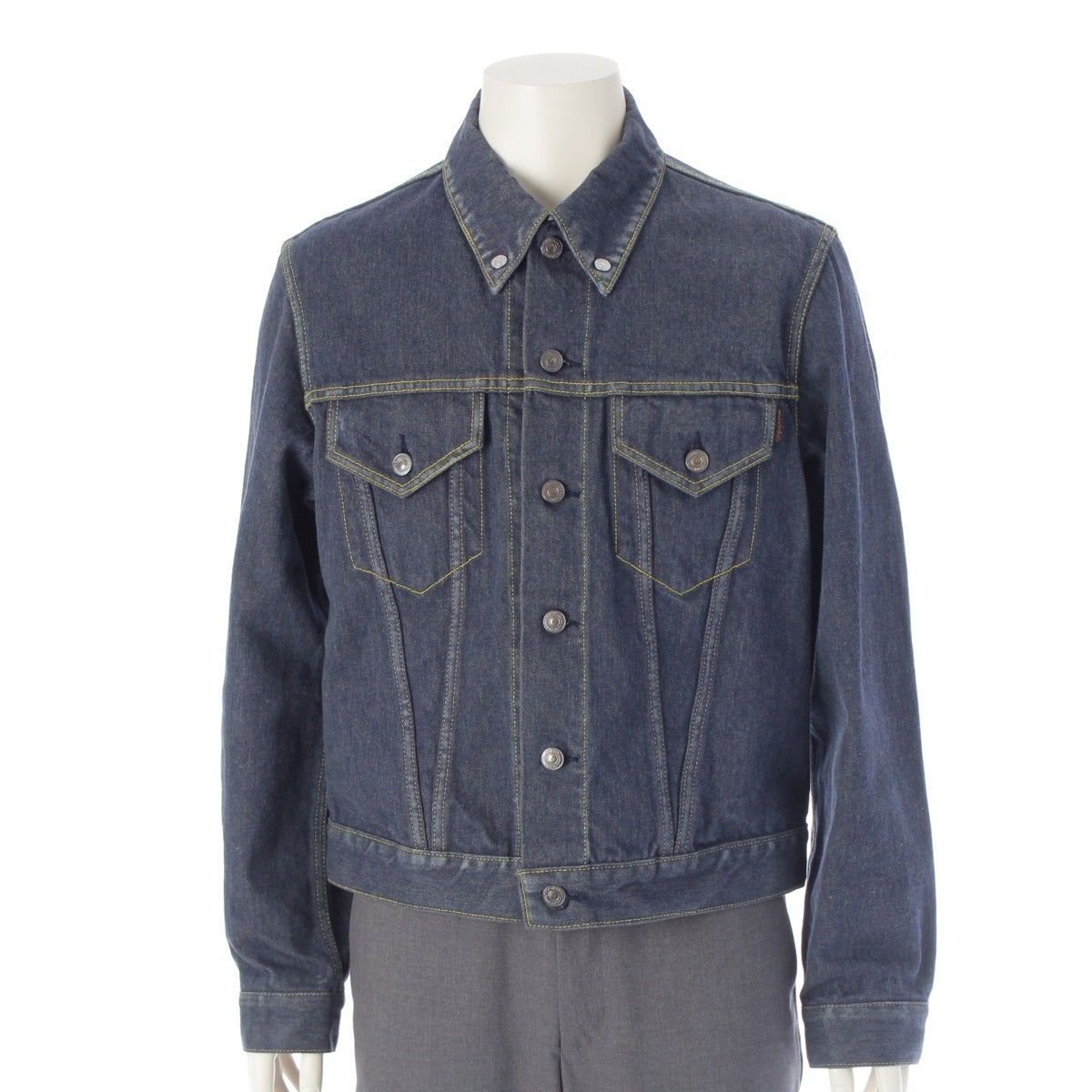 Yohji Yamamoto POUR HOMME 3rd type Denim Jacket G Jean outer Indigo 40