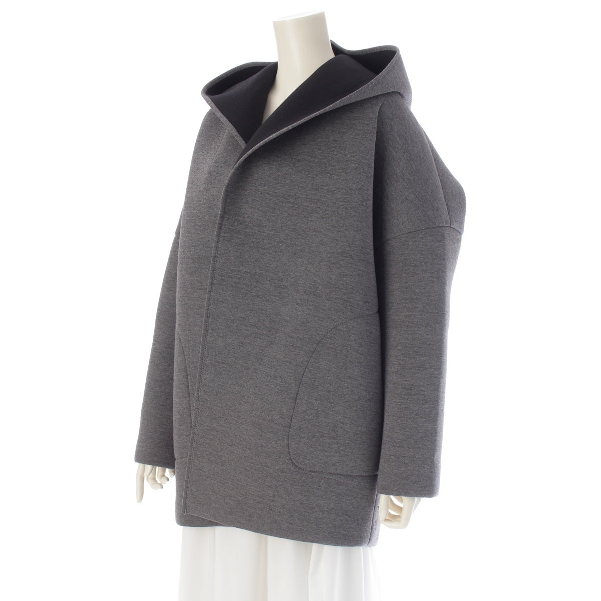 ebure Bonding Hooded coat outer 3010400212 gray 36