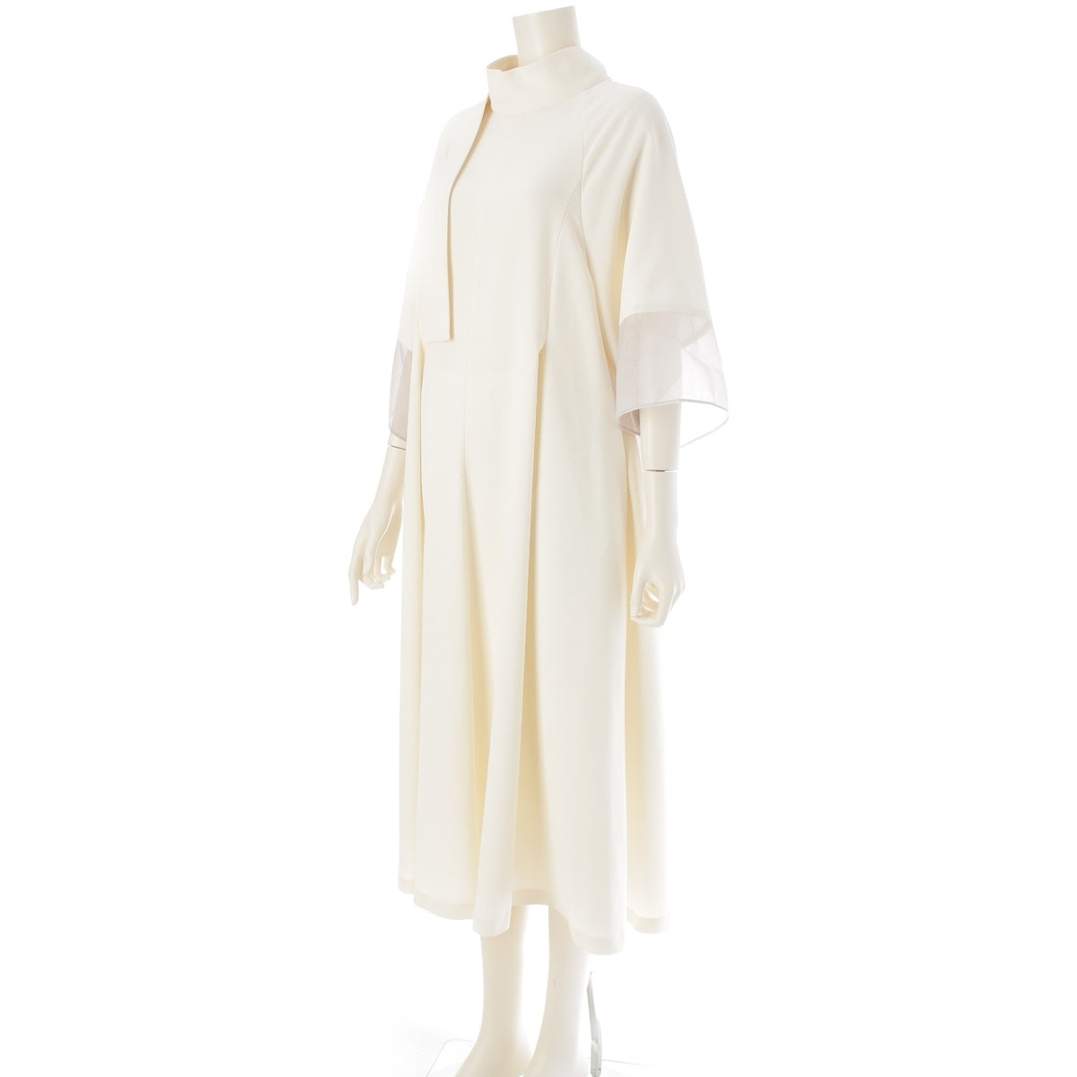 ADORE Middle Georgette long Short sleeve one piece With petticoat 531-3140309 white 38