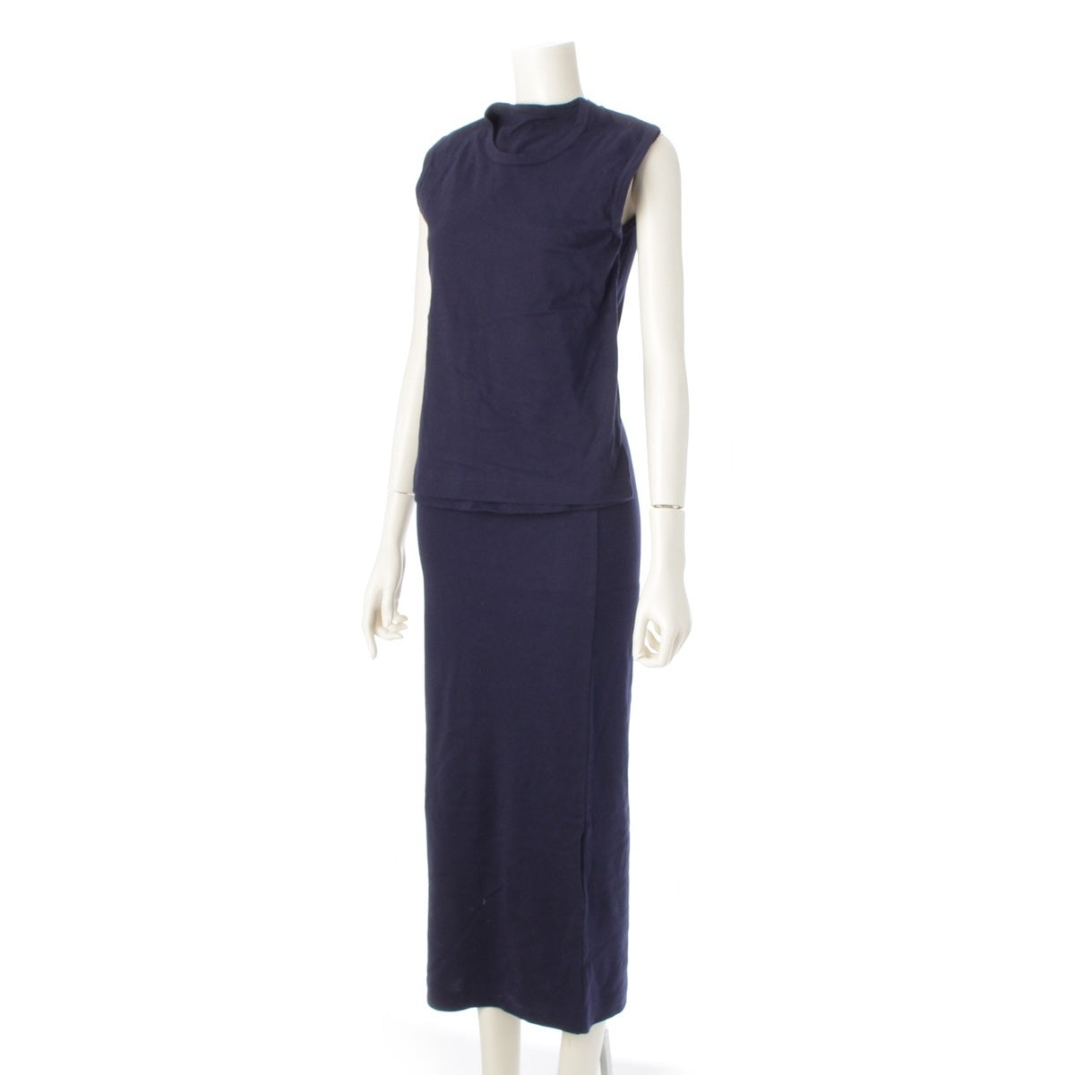 COMME des GARCONS Docking Sleeveless one piece dress GT-100500 Navy