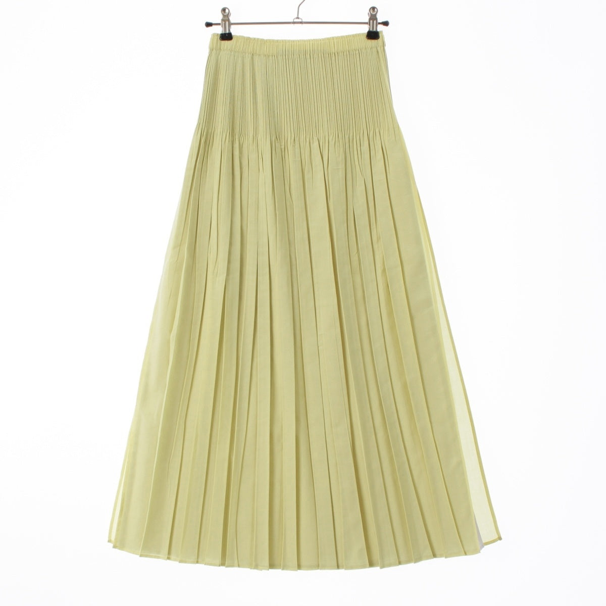 ISSEY MIYAKE White label Side Layered Pleated skirt Bottoms IM42FG224 green 2
