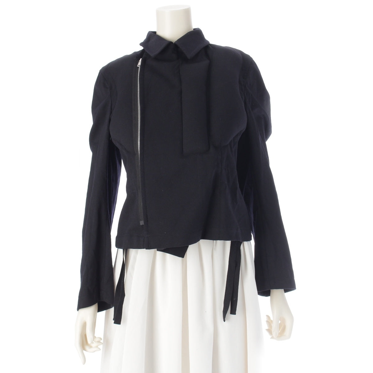 COMME des GARCONS wool Cushion padding Riders jacket tops GF-J050 black XS