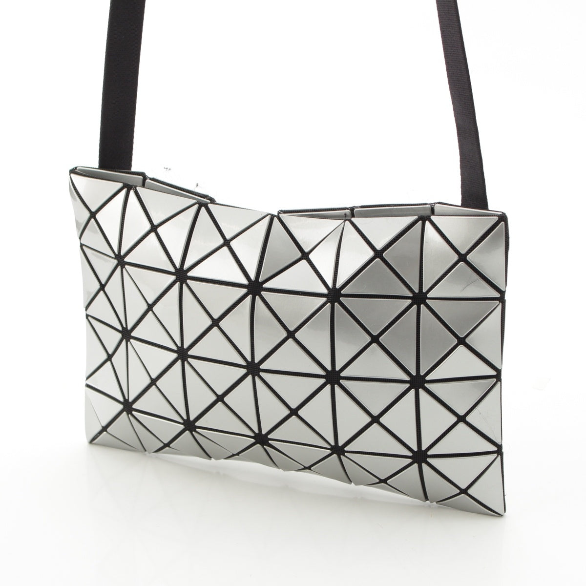 BAO BAO ISSEY MIYAKE Lucent Shoulder Bag Shoulder BB63-AG054 Silver