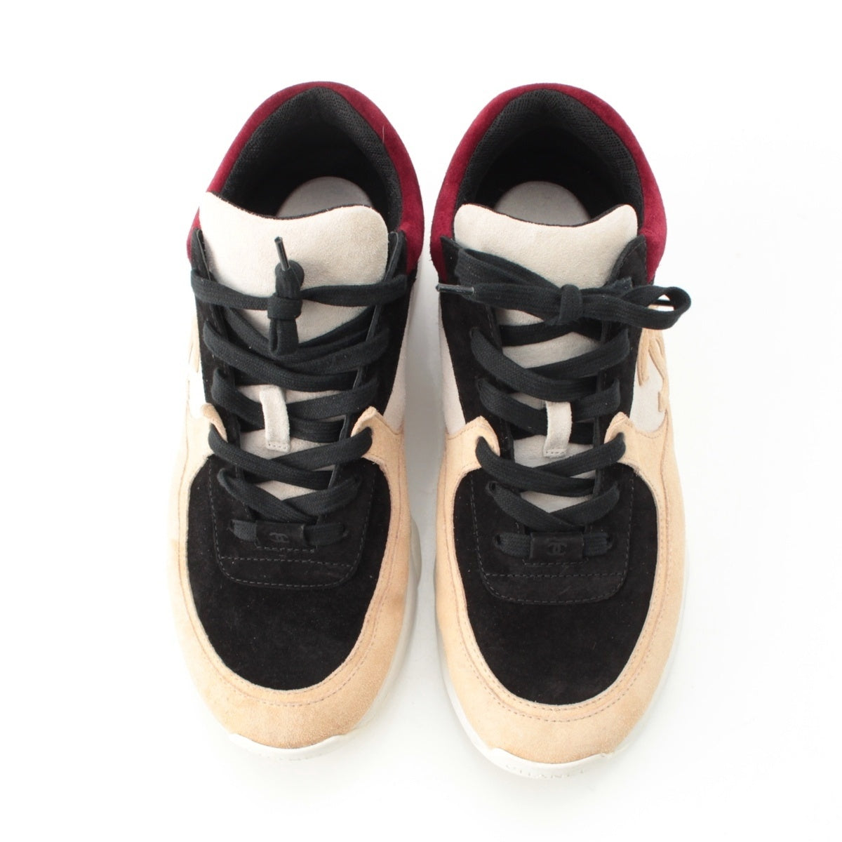 CHANEL COCO Mark suede sneakers R G33862 42 multicolor 42