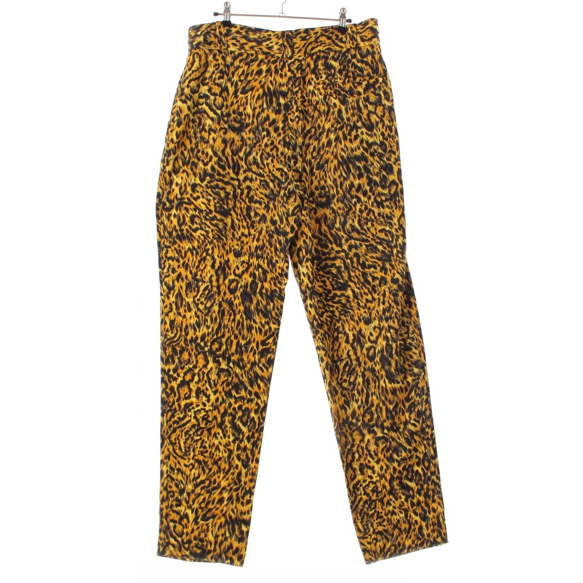 Gianni Versace leopard slacks Pants Bottoms yellow 50