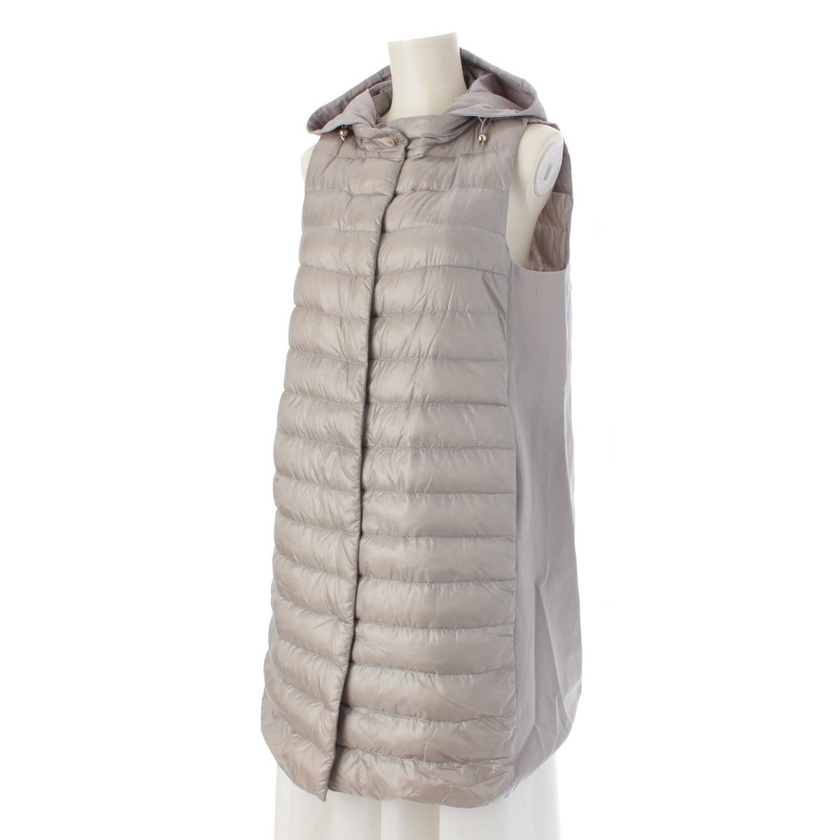 Herno Hood Long Down vest outer PI1247D-12017-9408 gray 42