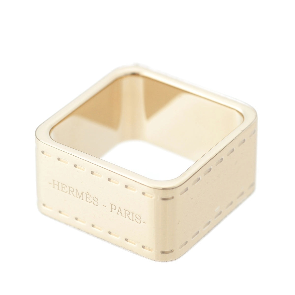 HERMES Boulduk Scarf ring Accessories gold