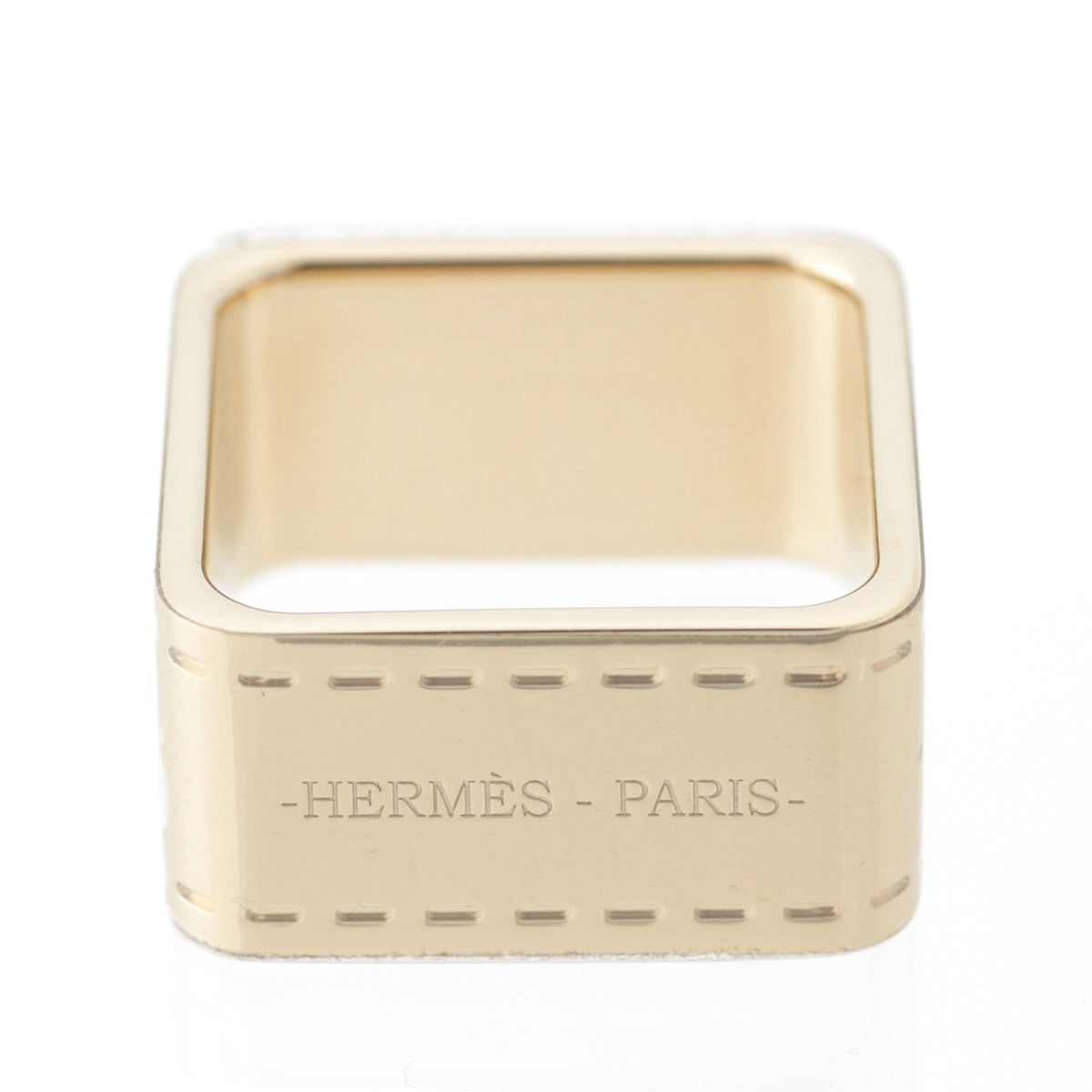 HERMES Boulduk Scarf ring Accessories gold