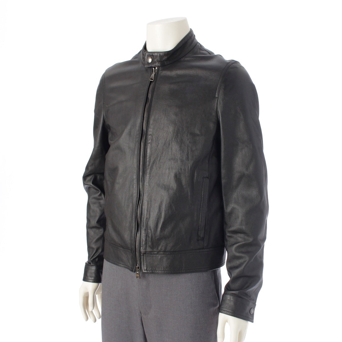 EMMETI Lamb leather sheep leather JURI Riders jacket Tops Outerwear Single black 48