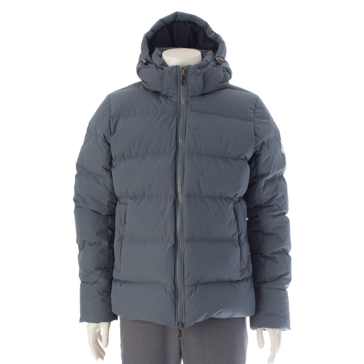 Pyrenex SPOUTNIC MINI Sputnik Mini feather Hooded logo patch Down jacket outer Navy M