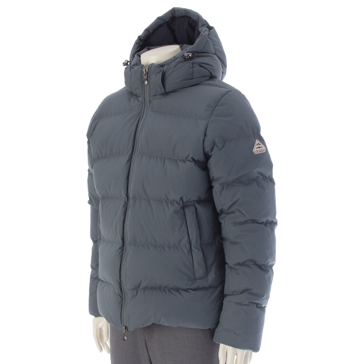 Pyrenex SPOUTNIC MINI Sputnik Mini feather Hooded logo patch Down jacket outer Navy M