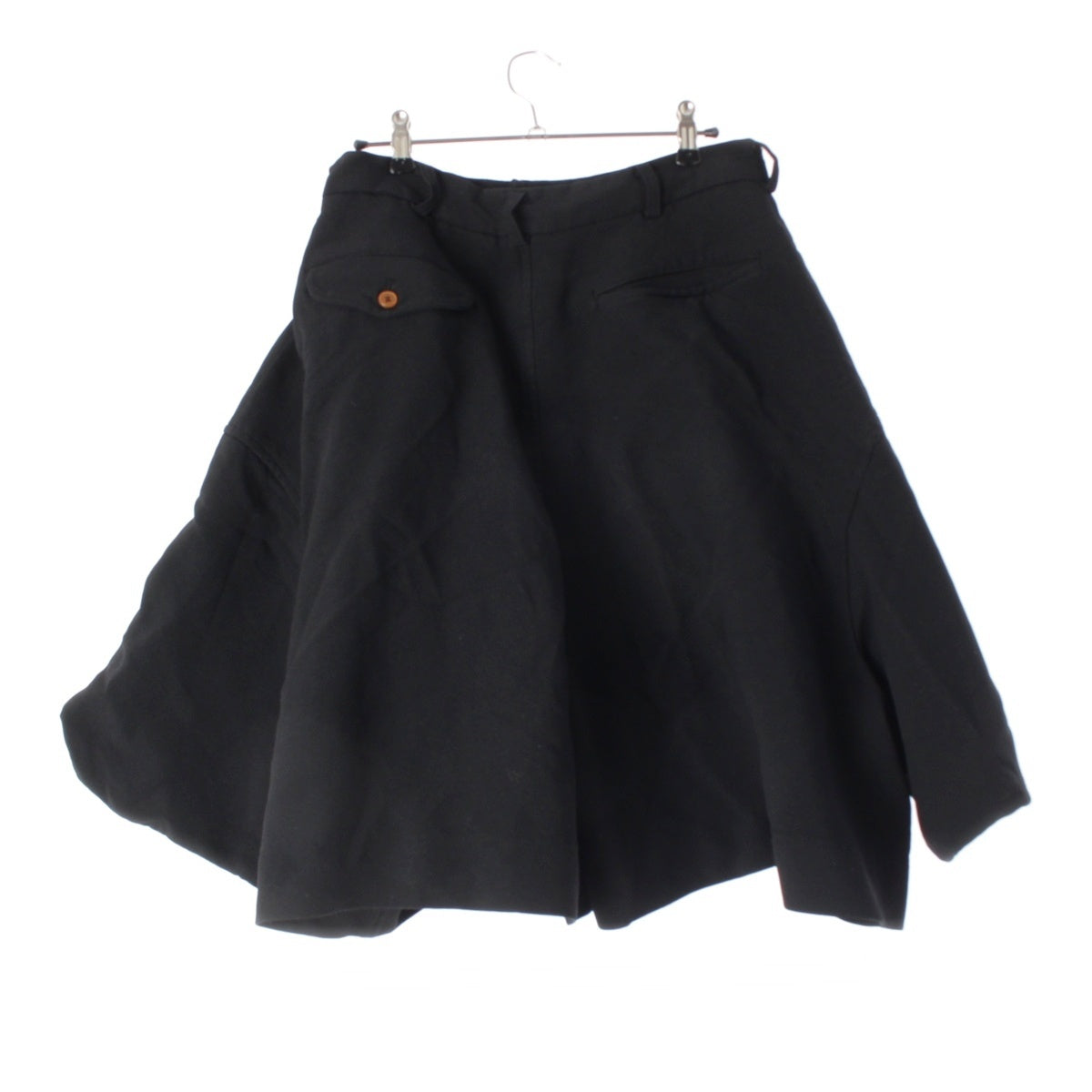 COMME des GARCONS Wide culottes half length Pants Bottoms GN-P018 black XS