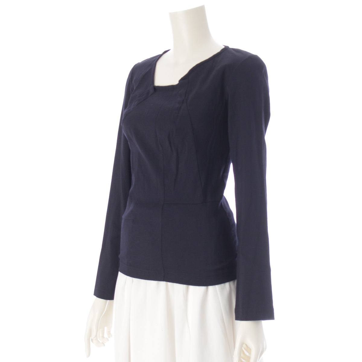 COMME des GARCONS wool Modified Long Sleeve Cut tops GB-04012S Navy S