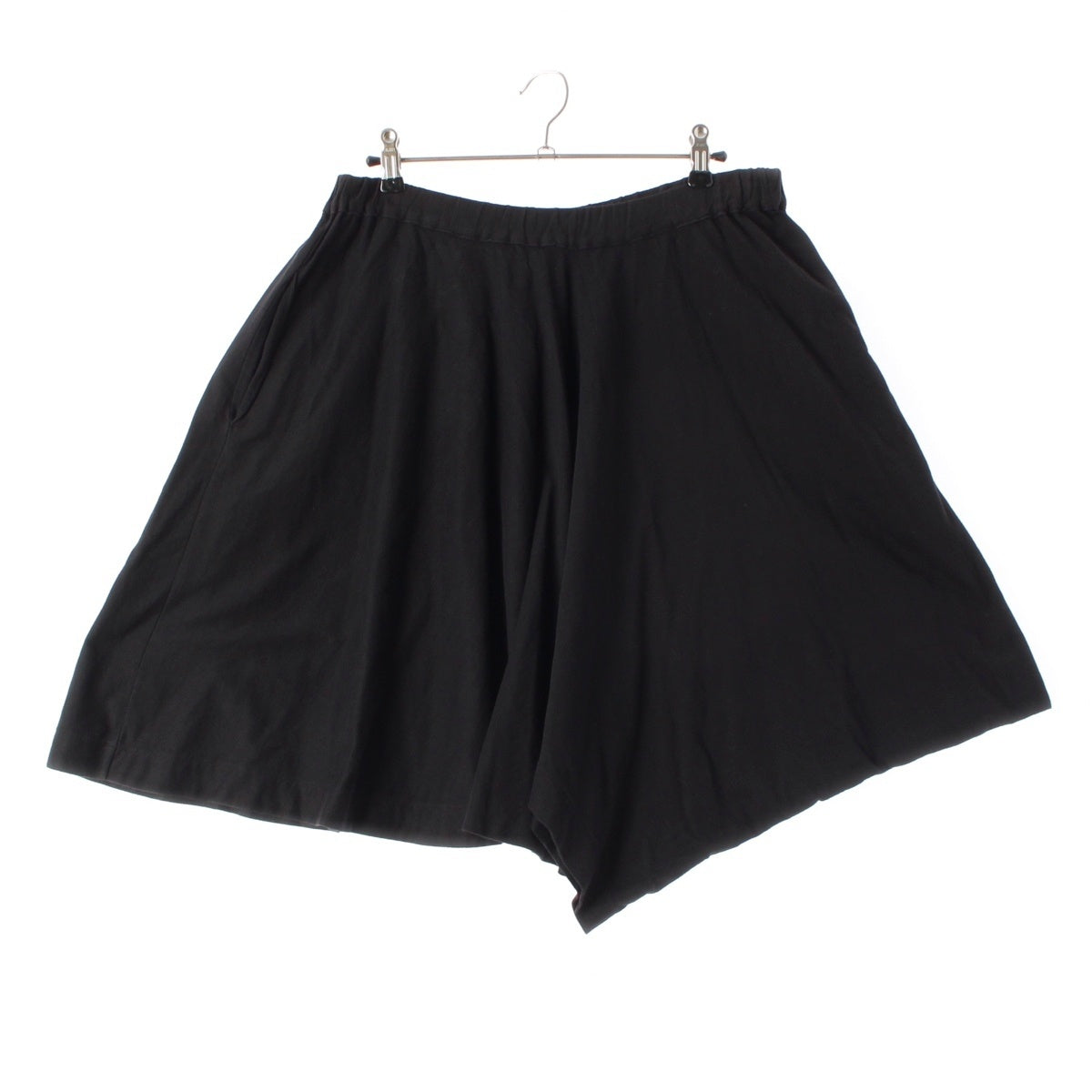 COMME des GARCONS cotton Hem design half Pants Bottoms TT-110230 black
