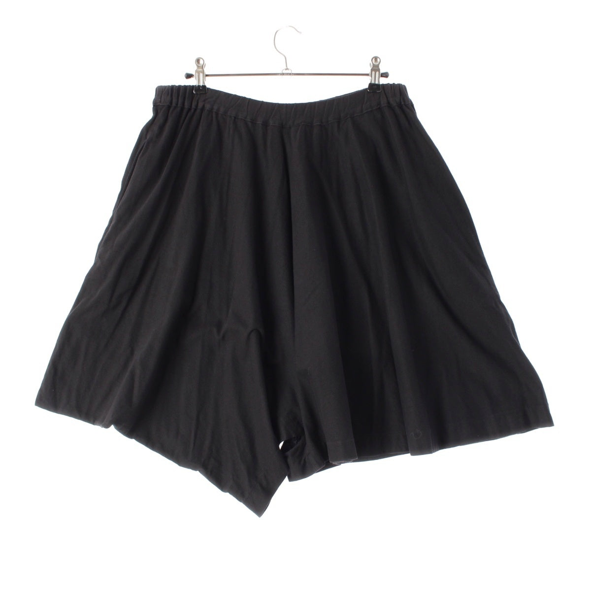 COMME des GARCONS cotton Hem design half Pants Bottoms TT-110230 black