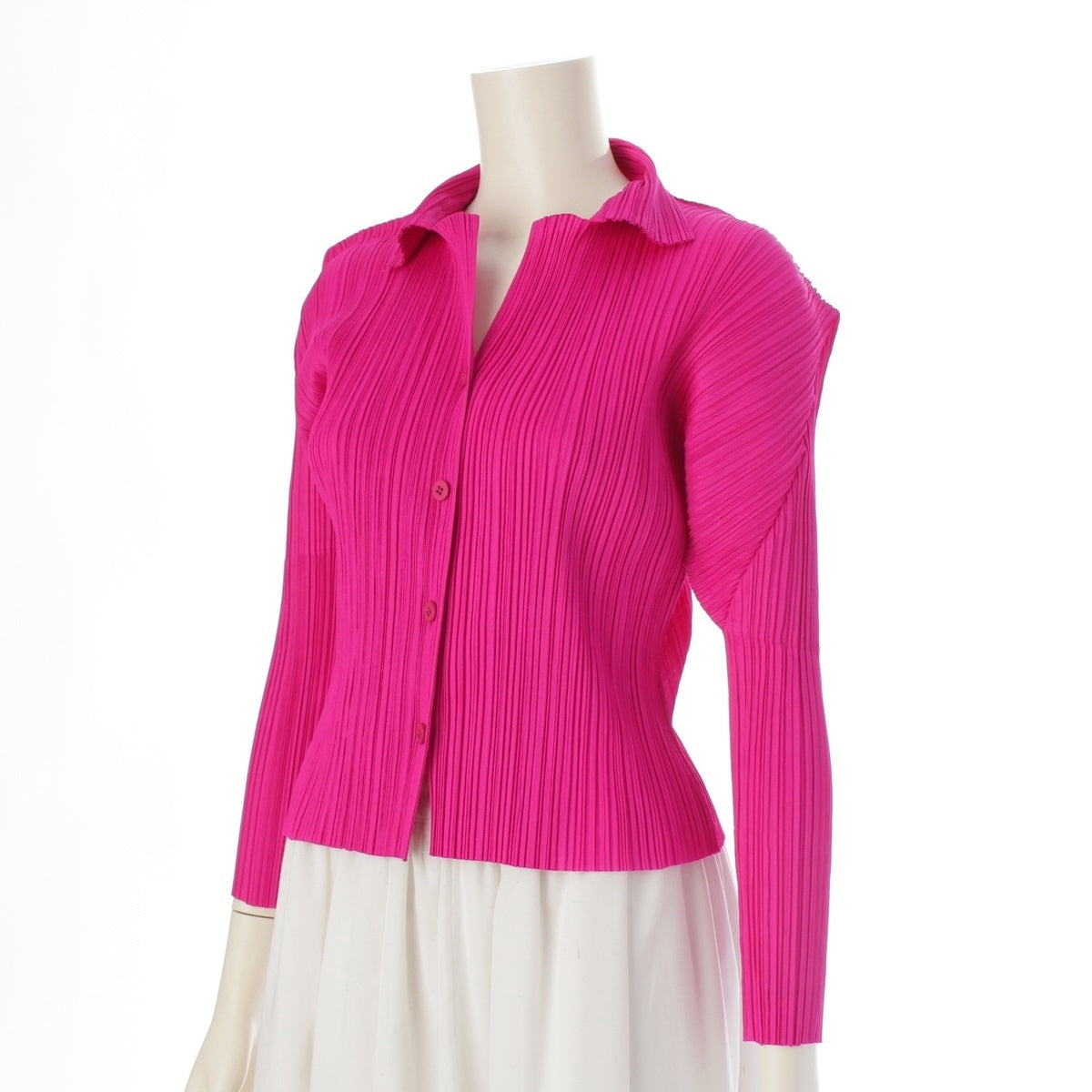 PLEATS PLEASE Long sleeve shirt blouse Long sleeve PP74-JK624 Pink 3