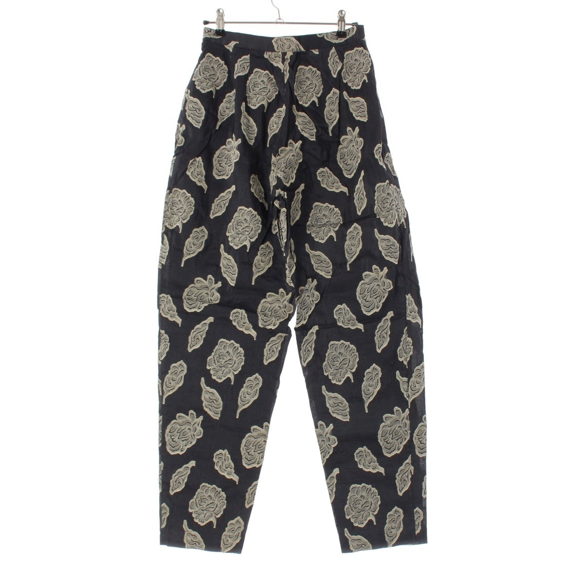 ISSEY MIYAKE Botanical Pattern Tapered Pants Black gray system 8