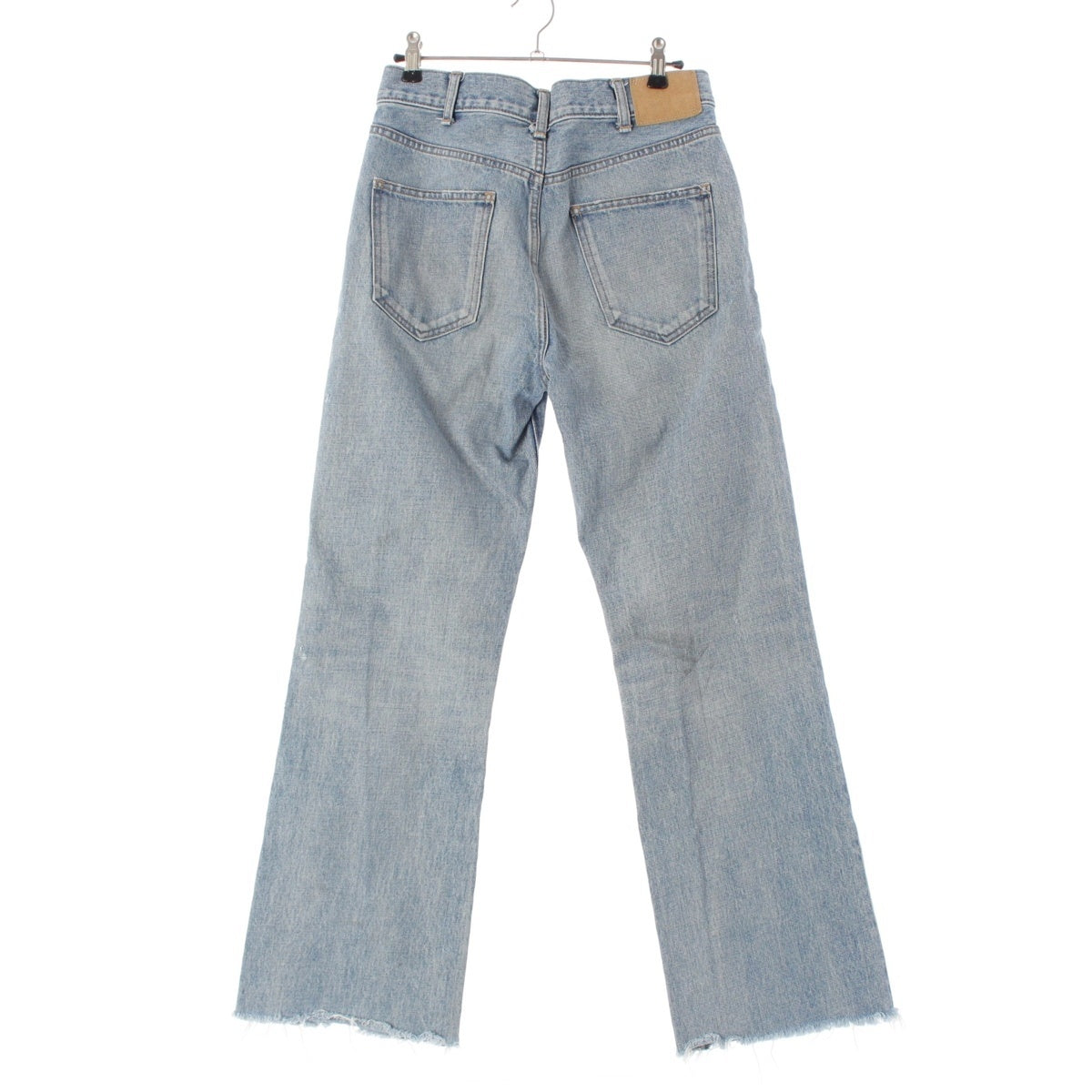 CELINE Cutoff Straight Denim pants jeans N424 789D 07VS blue 26