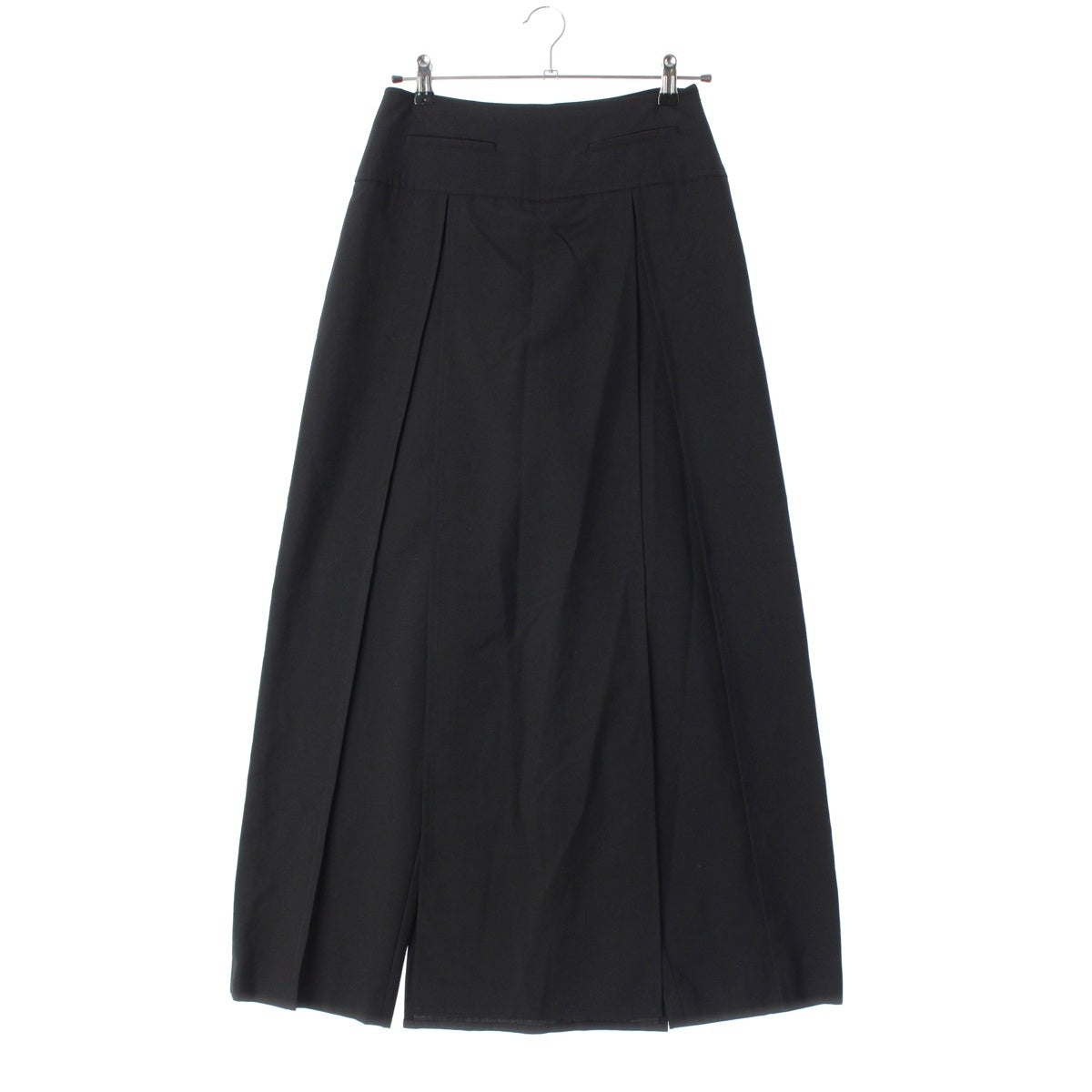 JEAN-PAUL GAULTIER wool Classic modified skirt layered design Pants Bottoms black 40