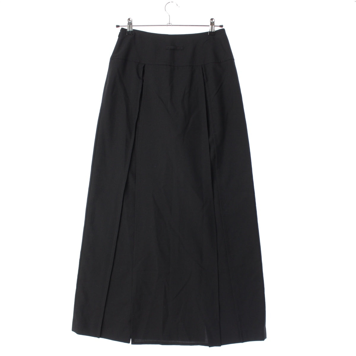 JEAN-PAUL GAULTIER wool Classic modified skirt layered design Pants Bottoms black 40