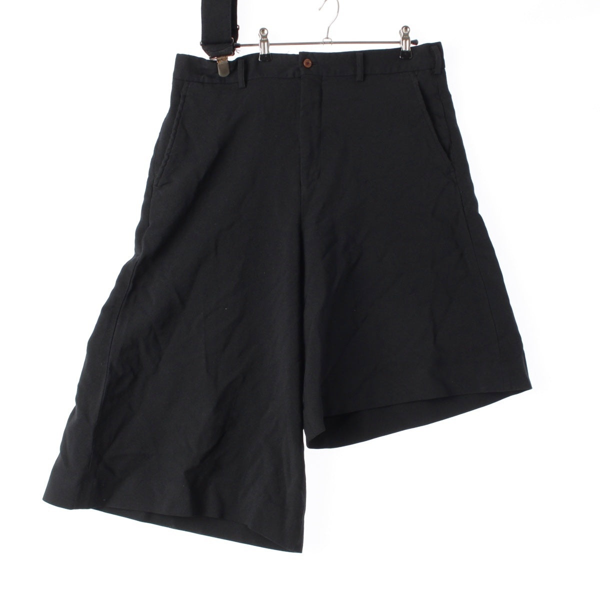 COMME des GARCONS Asymmetrical suspender shorts Pants Bottoms PG-P055 black M