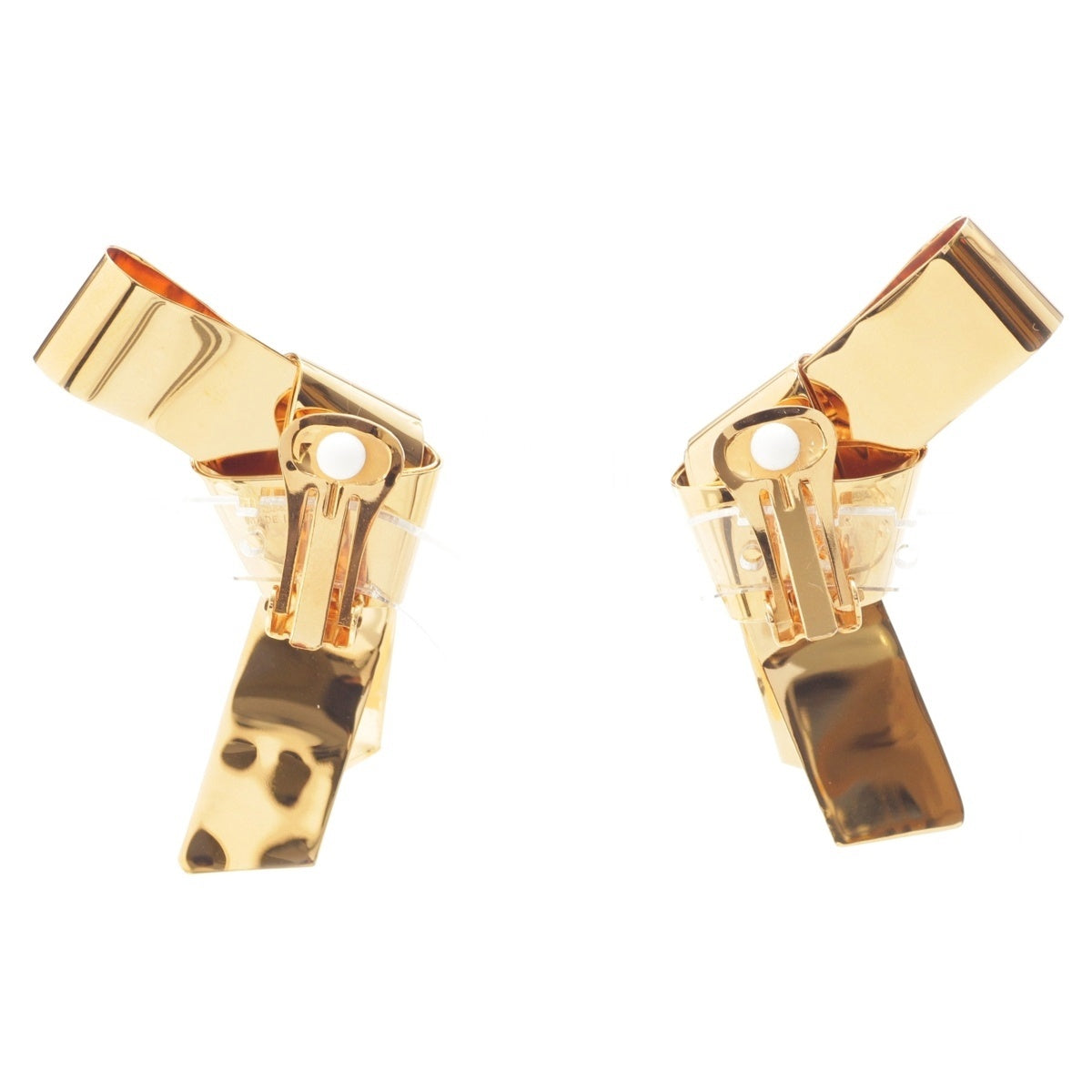 JIL SANDER ribbon Earring Accessories gold