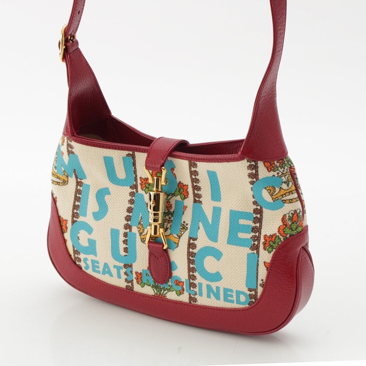 GUCCI leather Jackie 1961 2way Handbag 636706 Bordeaux