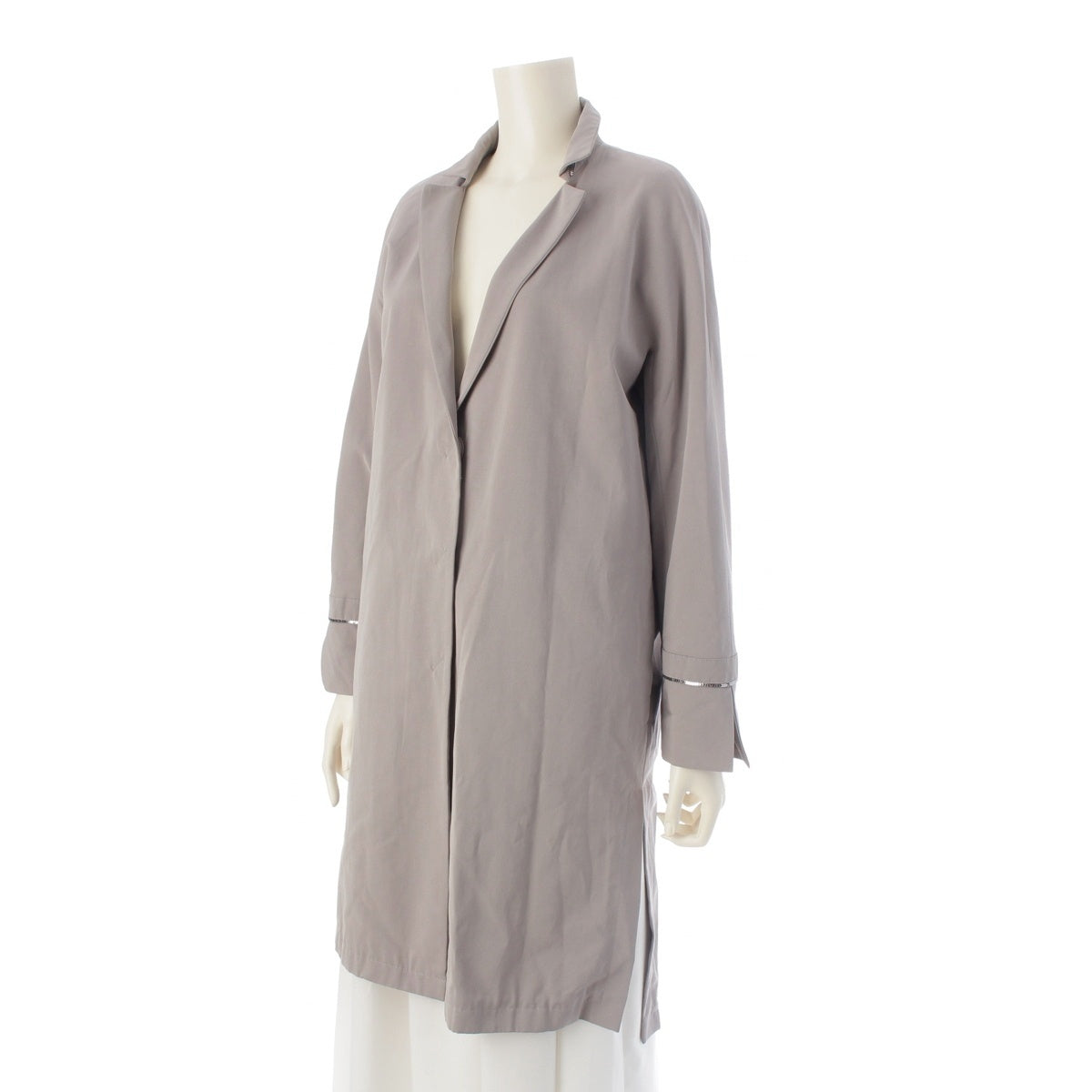 Herno Nylon Sequin Chester coat CA0219D-12013 gray 40