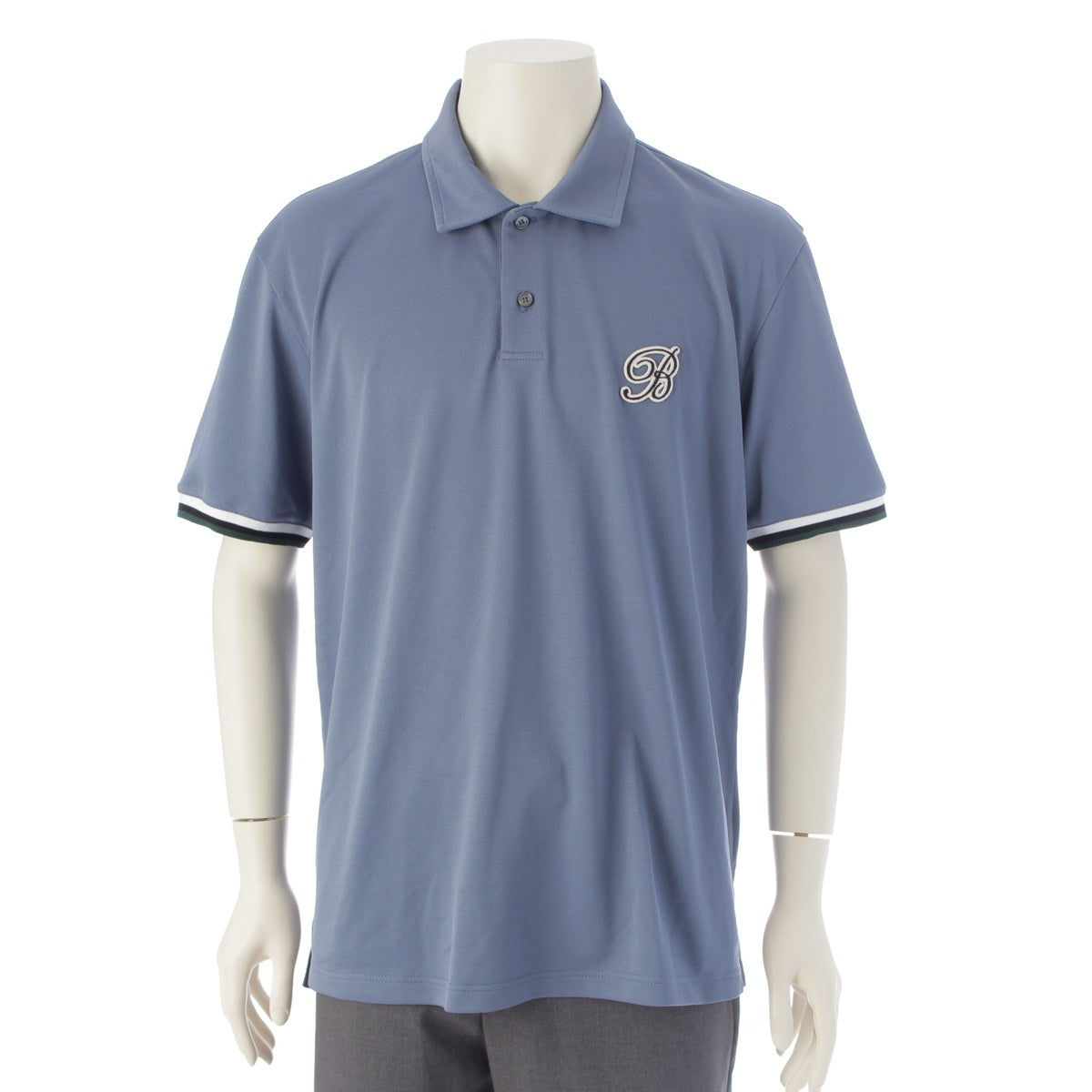 Berluti Logo short sleeve Polo shirt tops R24JPS58JBAN blue L