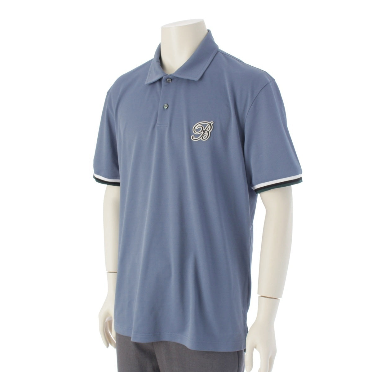 Berluti Logo short sleeve Polo shirt tops R24JPS58JBAN blue L