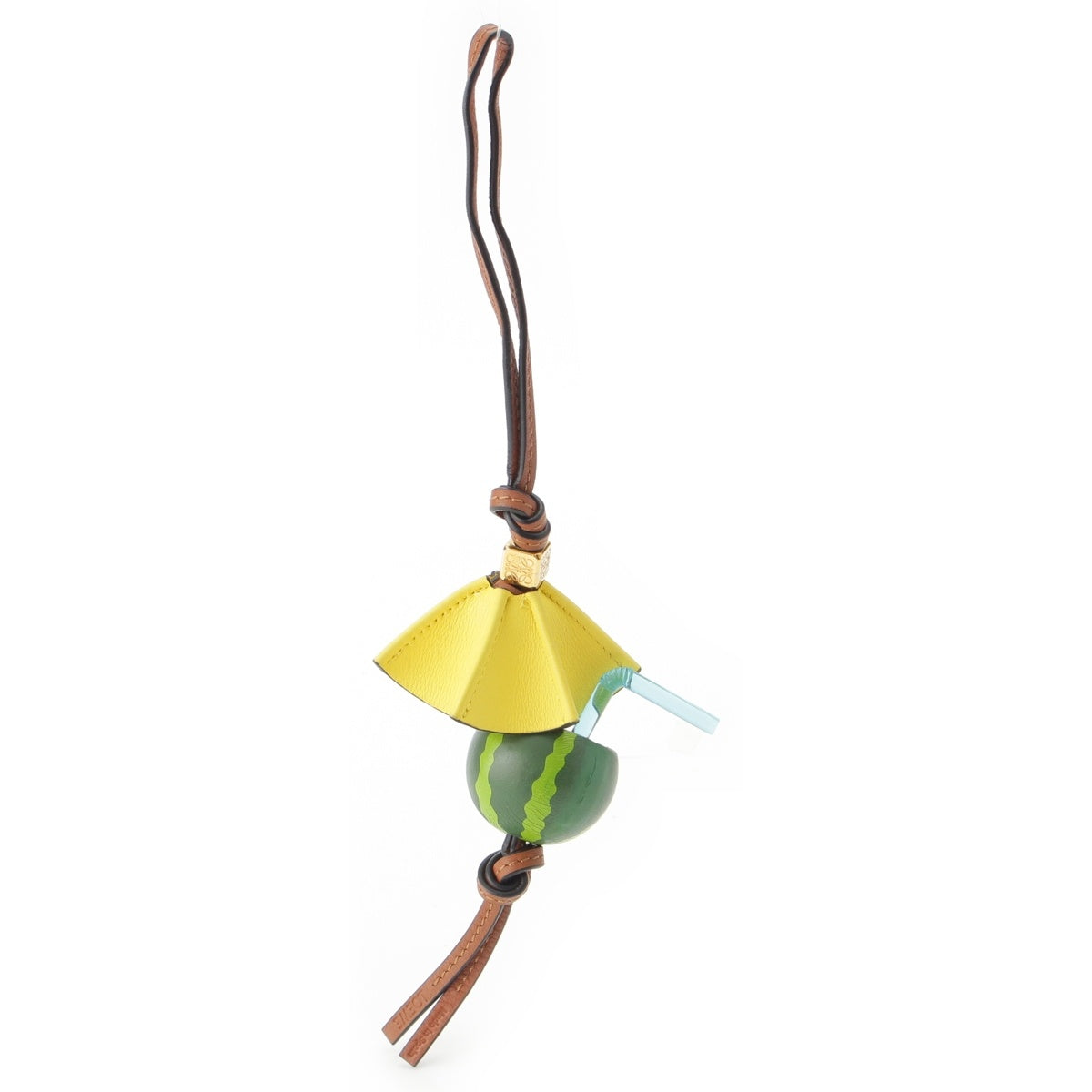 LOEWE Anagram Watermelon Watermelon Cocktail charm yellow-green