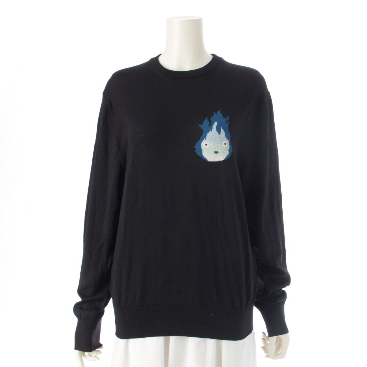 LOEWE Studio Ghibli wool knit sweater HB44Y14K0 black S