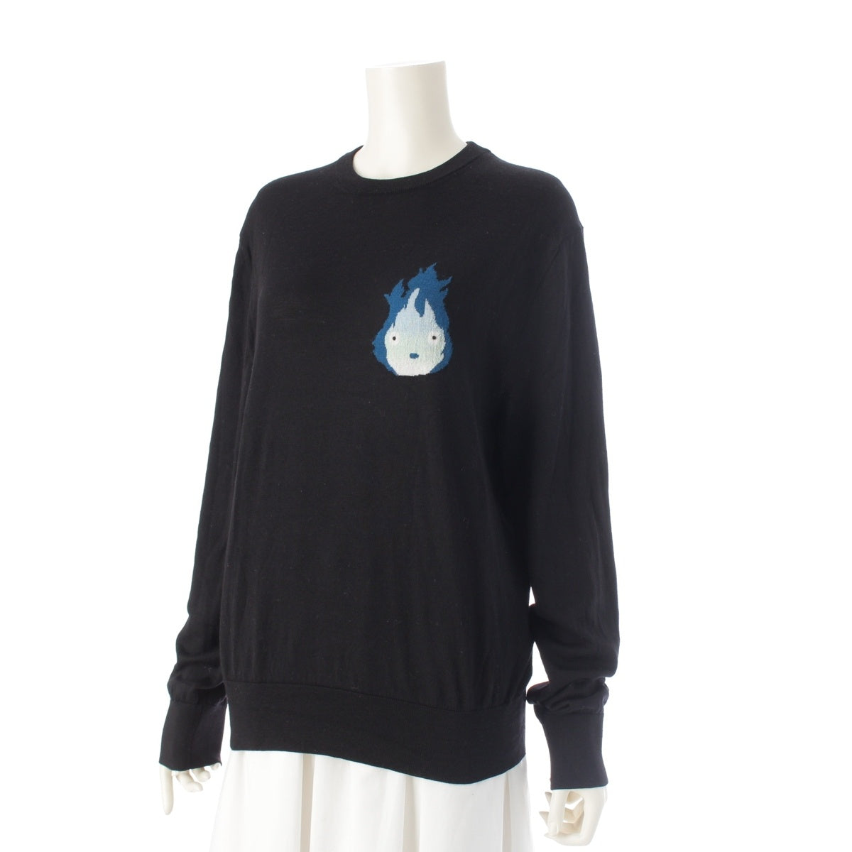 LOEWE Studio Ghibli wool knit sweater HB44Y14K0 black S
