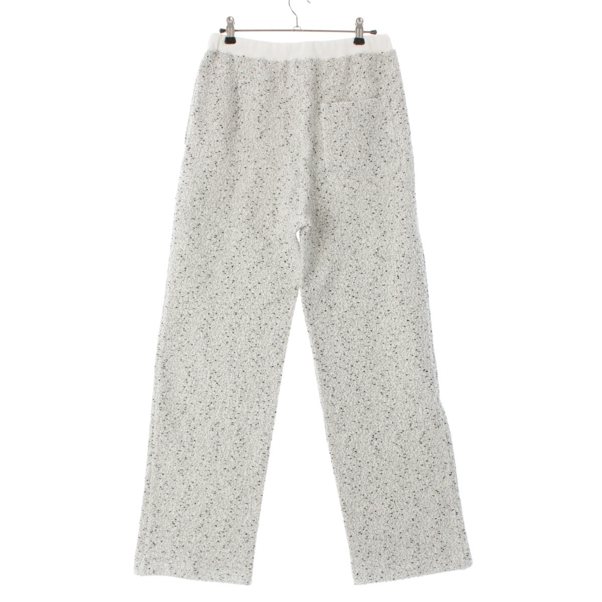 Drawer Loop Jacquard Drawstring Easy Pants Bottoms 6514-299-1461 White black 1