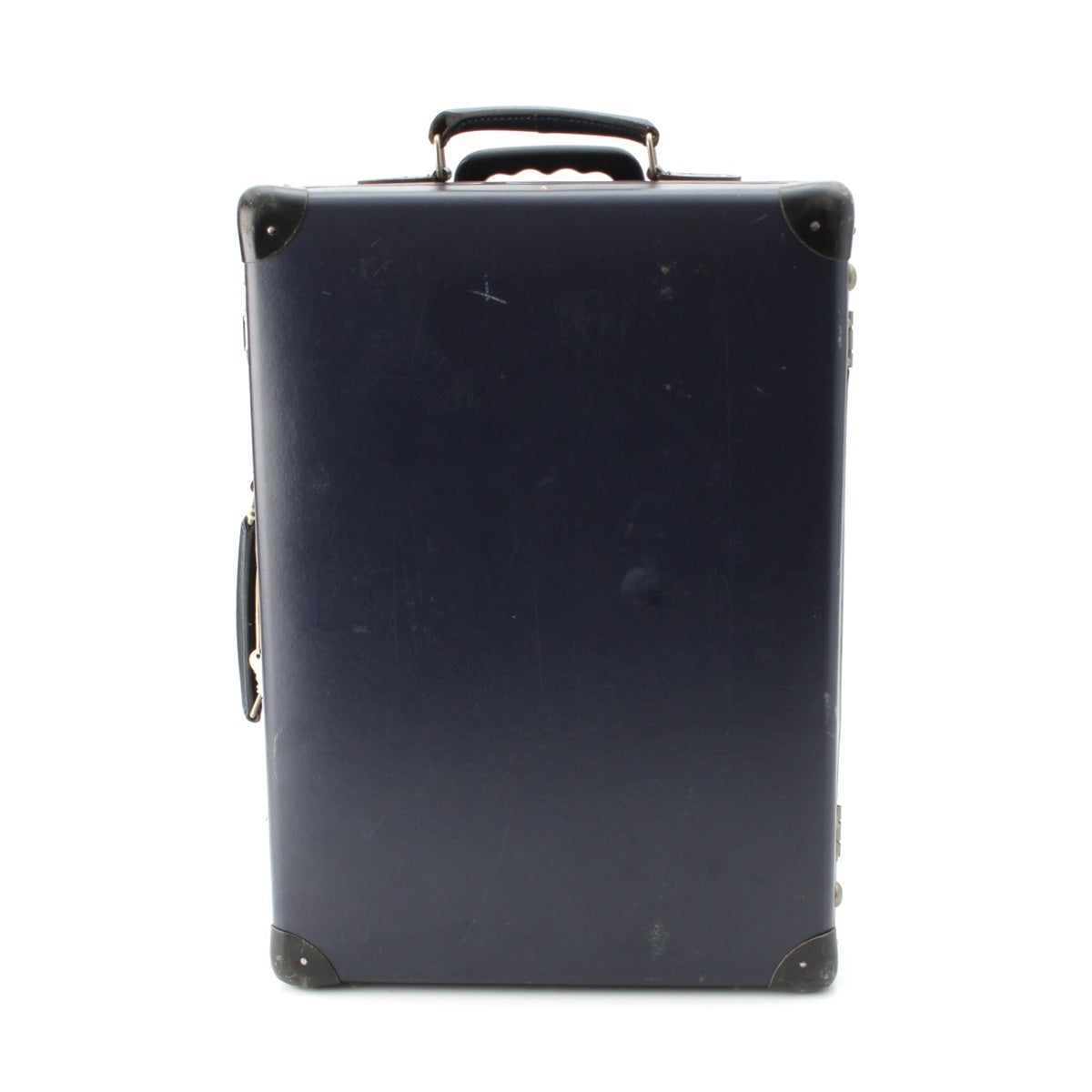 GLOBE TROTTER Safari Vulcan Fiber Leather suitcase Navy black