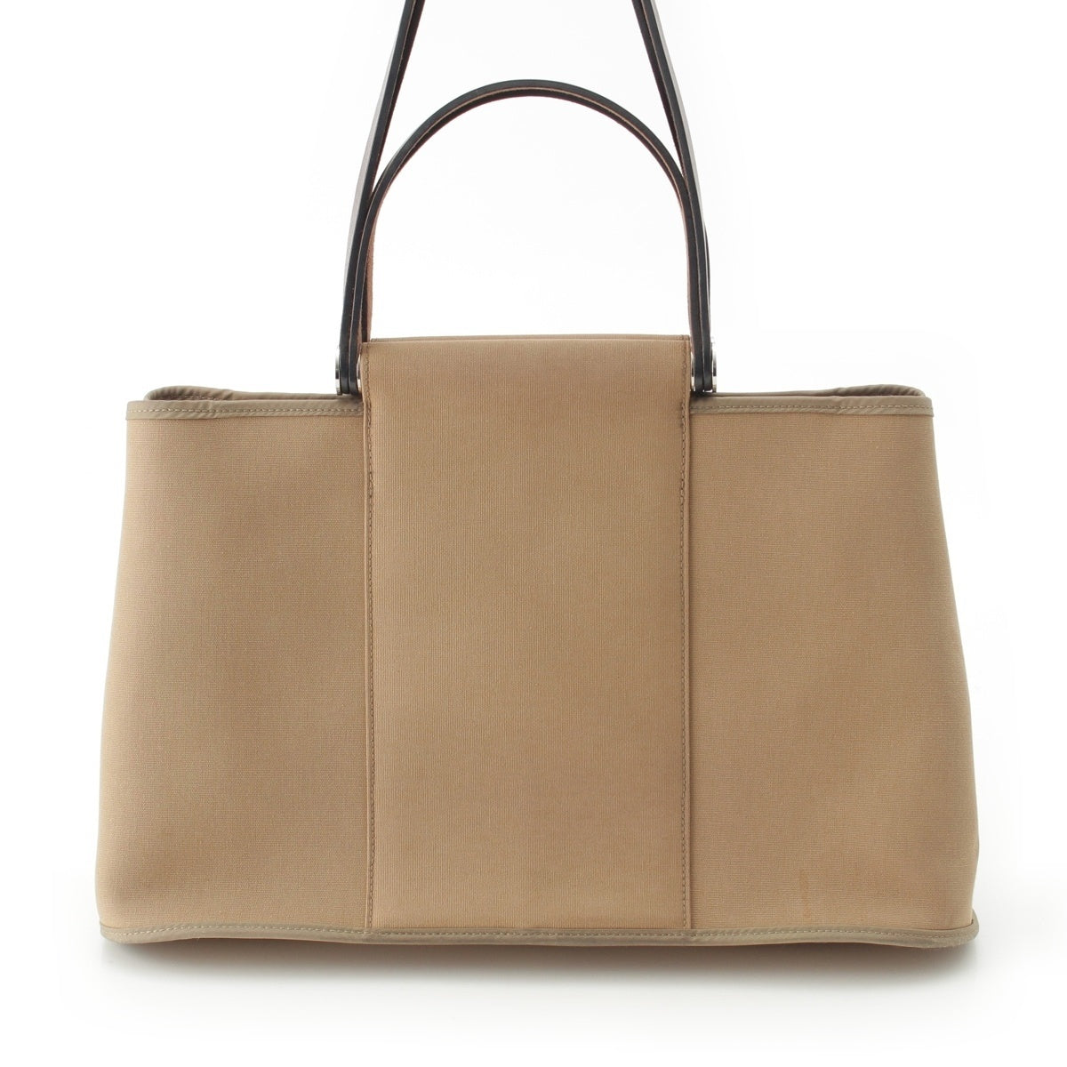 HERMES Kabak Elan 39 PM Towar Officie x Leather Handbag beige