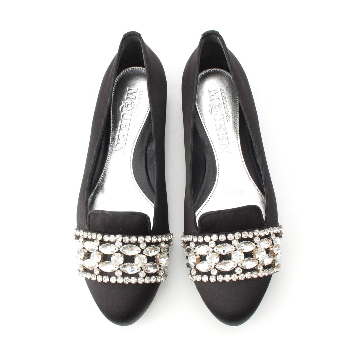 Alexander McQueen Satin Bijoux pumps Shoes Flats black 37